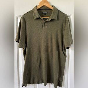 EUC Banana Republic Luxe Cotton Polo 🫶 Olive Green | Size XL | Super Soft